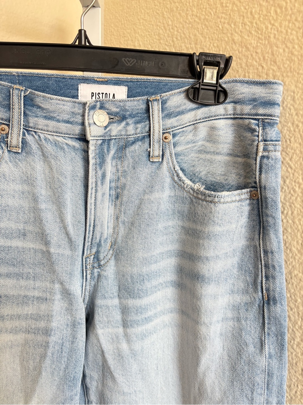 NWOT - Pistola Lexi Mid Rise Bowed Jean in Enchanted Vintage - Size 26 - Picture 7 of 8